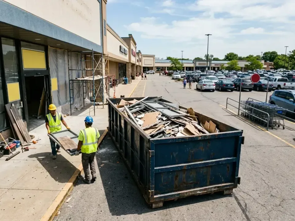 retail-store-renovation-debris-003 — frequently asked questions, Roll-off Dumpster Rentals in O'Fallon, MO